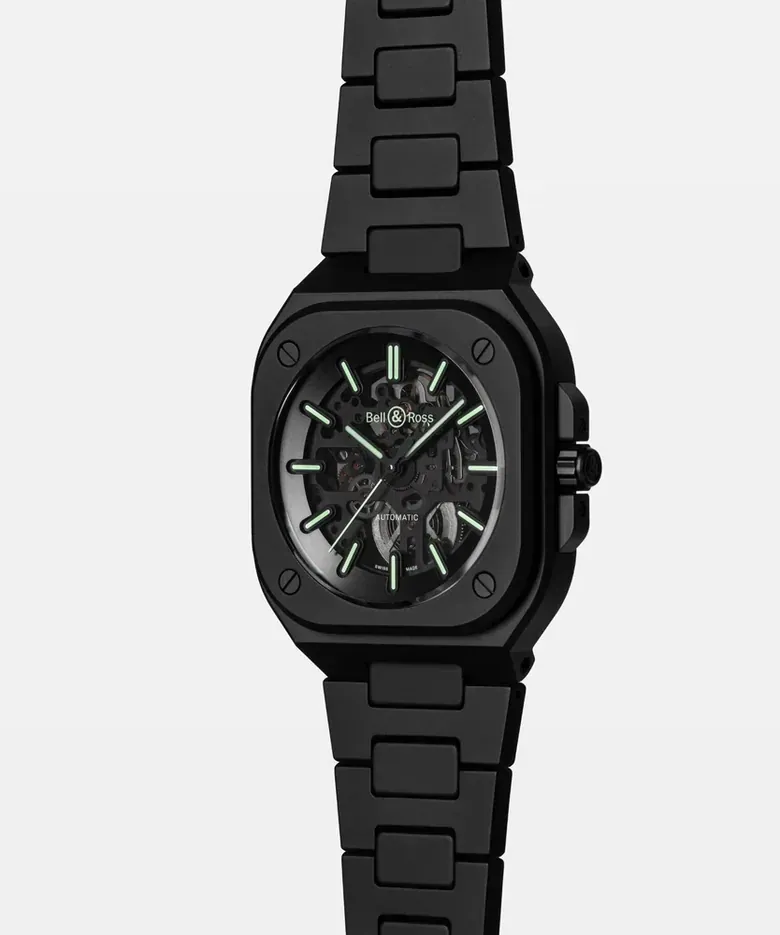 Bell & Ross BR05 Skeleton Black Lum Ceramic BR05A-BLM-SKCE/SCE