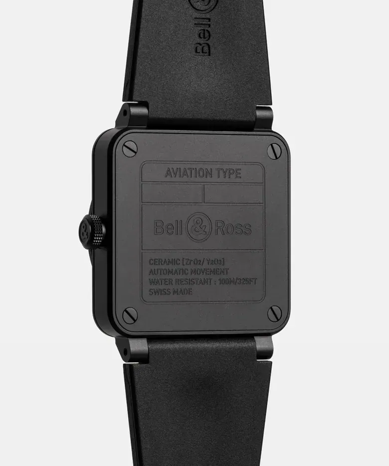 Bell & Ross BR-03 Skeleton Black Ceramic BR03A-BL-SKCE/SRB