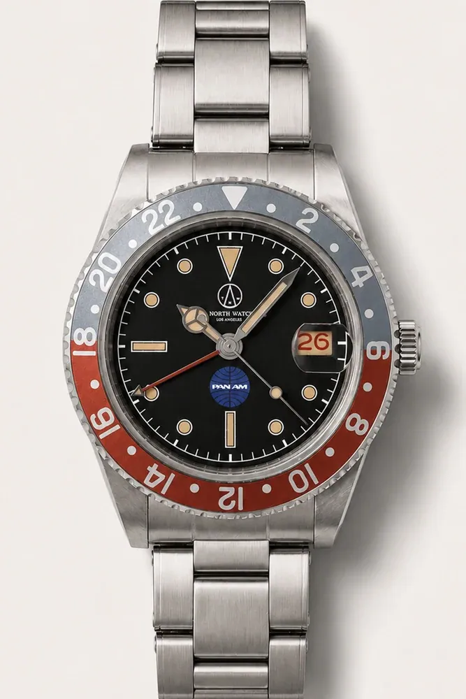 Pan Am x TNC GMT - BLUE AND RED ALUMINUM BEZEL