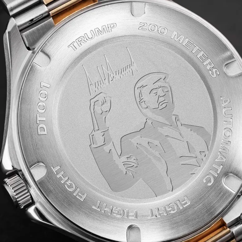 Trump Presidential Mogul - Two Tone Gold White Dial