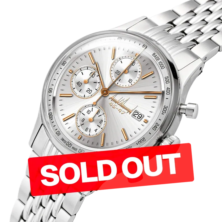 Trump's Racer Chrono - Silver