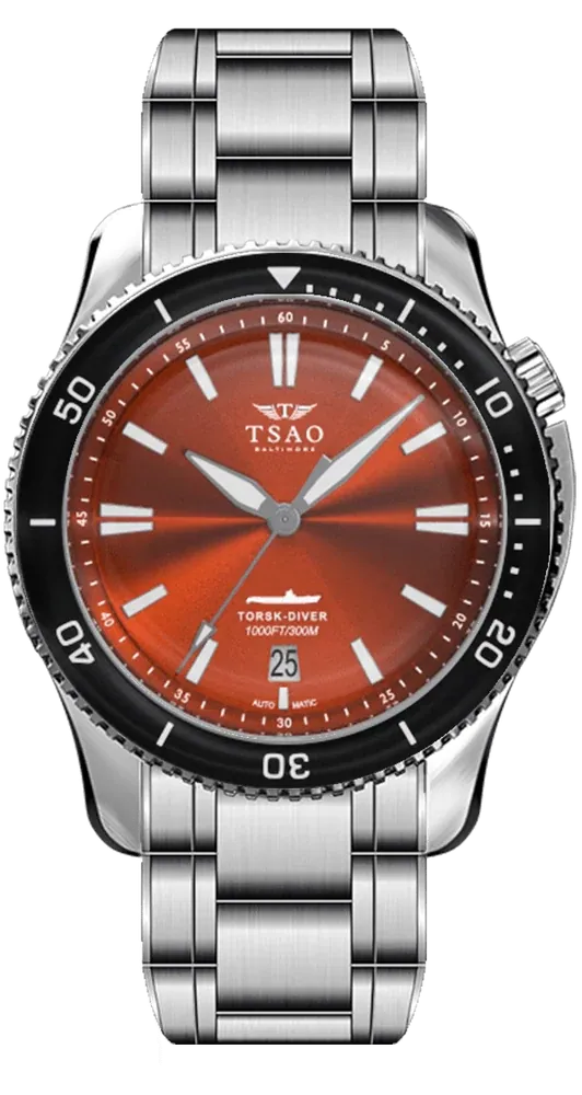 STEEL TORSK-DIVER - CAMDEN ORANGE