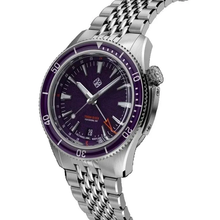 Steel Torsk-Diver Pro GMT 39 -Raven Purple (Preorder)