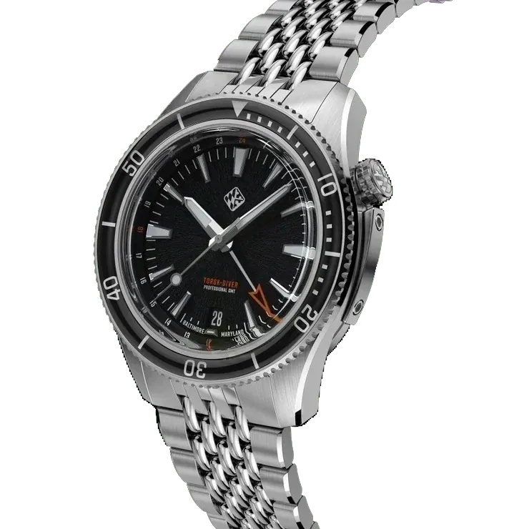 Steel Torsk-Diver Pro GMT 39 - Onyx Black (Preorder)