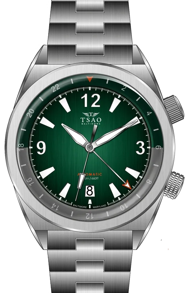LEGACY STEEL GMT - GREEN FUME