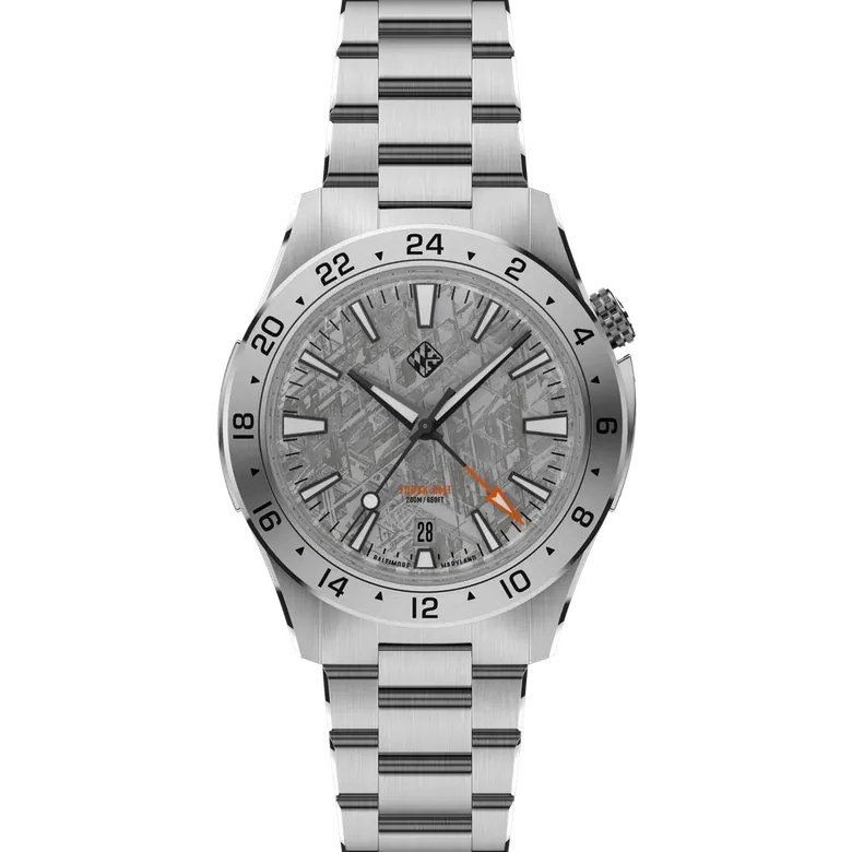 Steel Torsk GMT 39 - Natural Meteorite (Preorder)