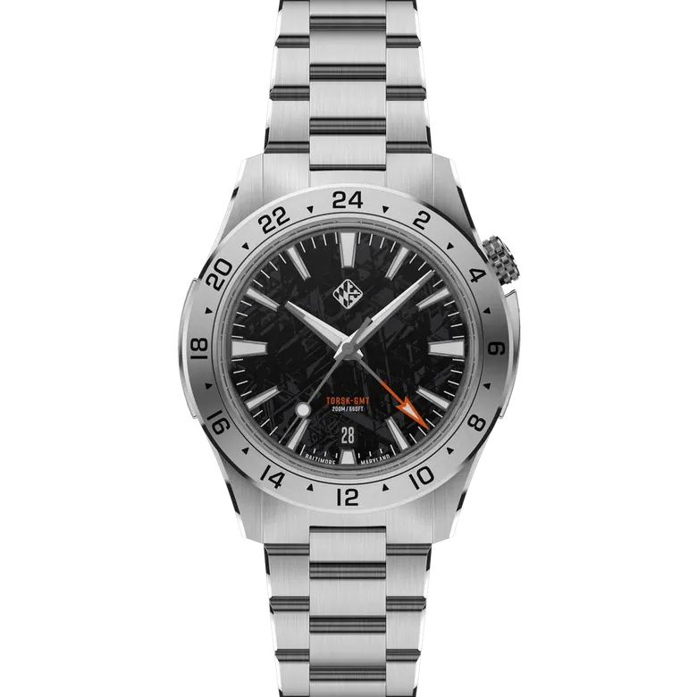 Steel Torsk GMT 39 - Black Meteorite (Preorder)