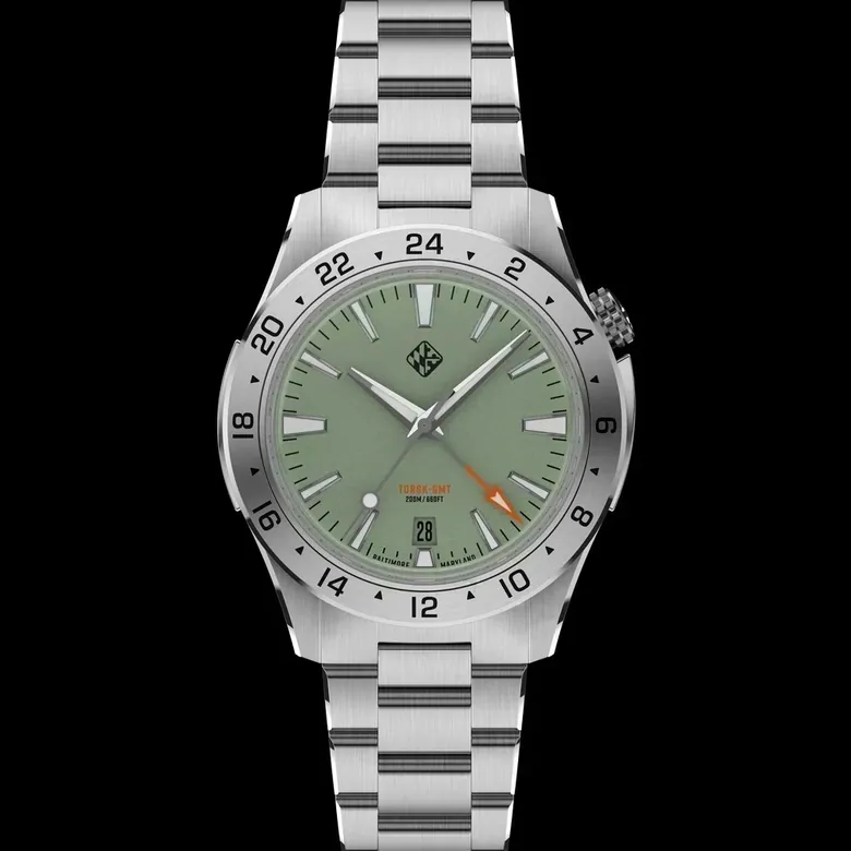 Steel Torsk GMT 39 Pastel Series - Olive Green (Preorder)