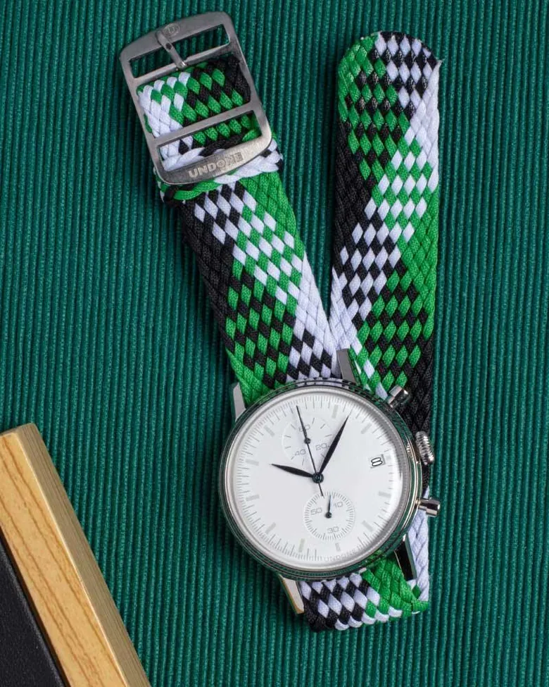 Perlon Pattern Green / Black / White