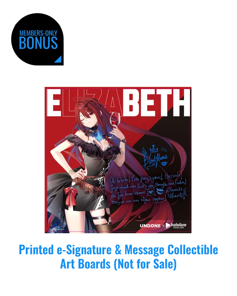Elizabeth Rose Bloodflame Collectible Artboard