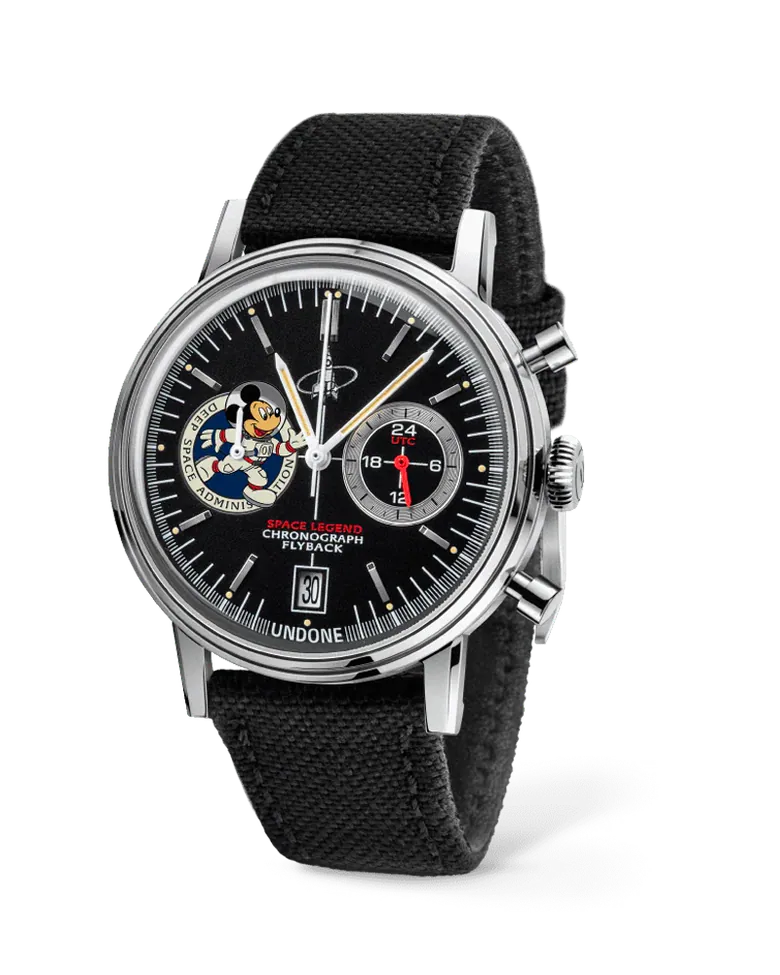 Undone Disney Space Legend Black Chronograph Customizable
