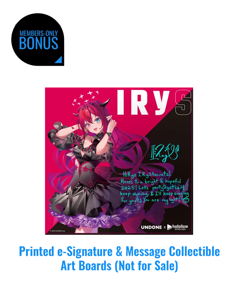IRyS Collectible Artboard