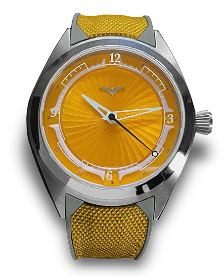 Sunseeker Yellow Titanium Watch | Valour Lucent Collection