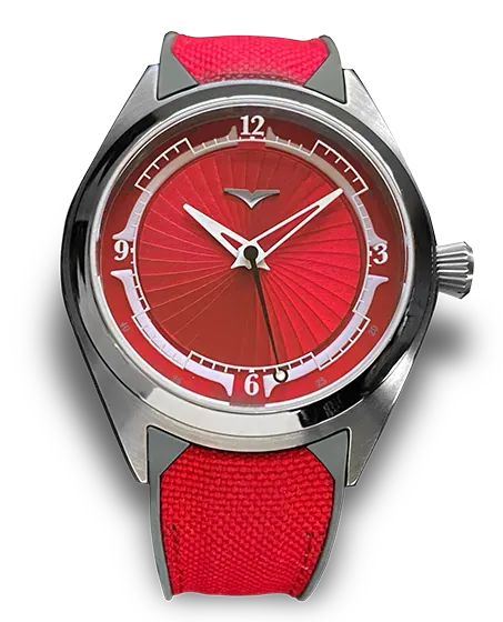 Nova Red Titanium Watch | Valour Lucent Collection