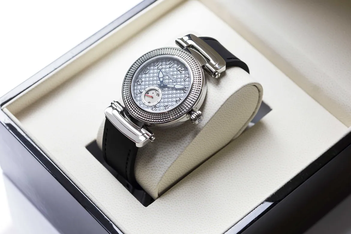 Legacy Watch | Silver Case Black Leather Men's Luxury Watch – Verdure