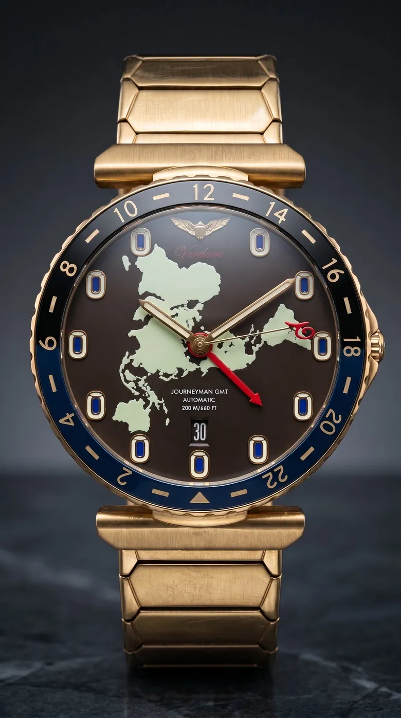 Journeyman GMT | 43mm Automatic GMT Watch for Pilots &amp; Travelers