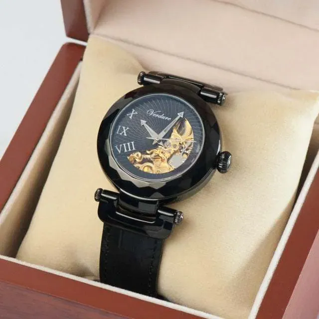 Night Out Watch | Black Minimalist Luxury Watch for Men – Verdure