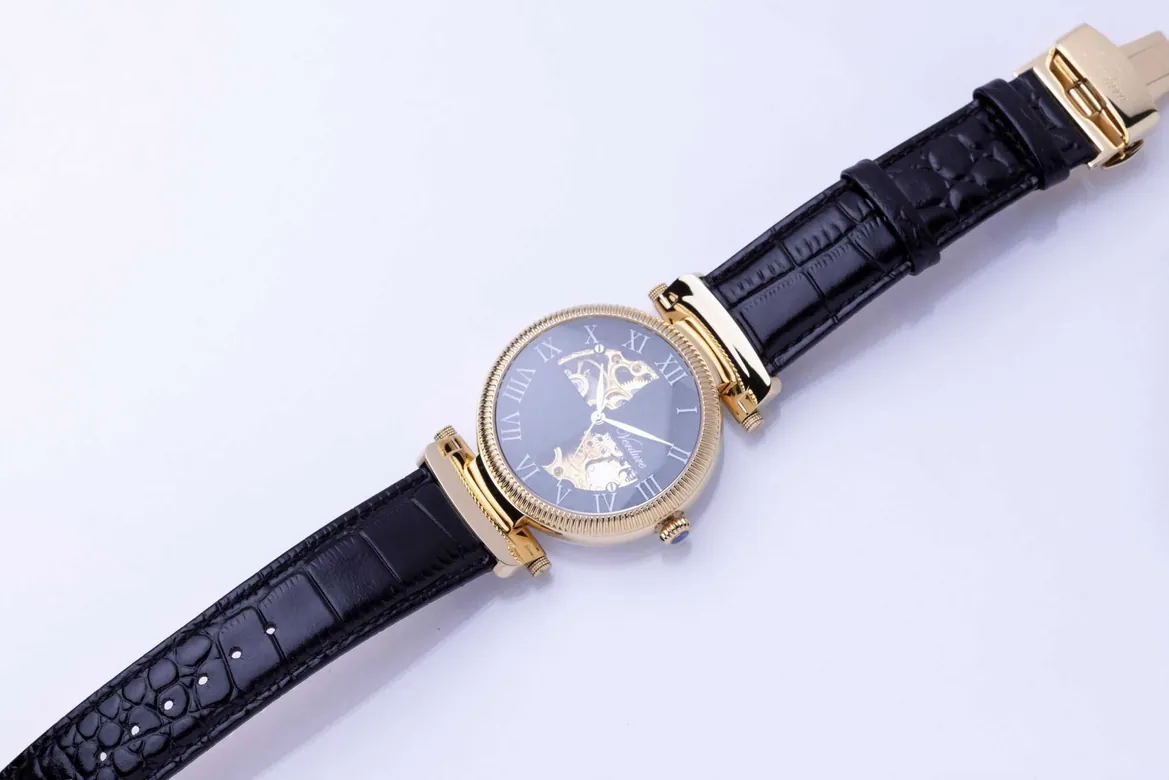 Gold Rule Watch | Black &amp; Gold Luxury Men's Watch – Verdure