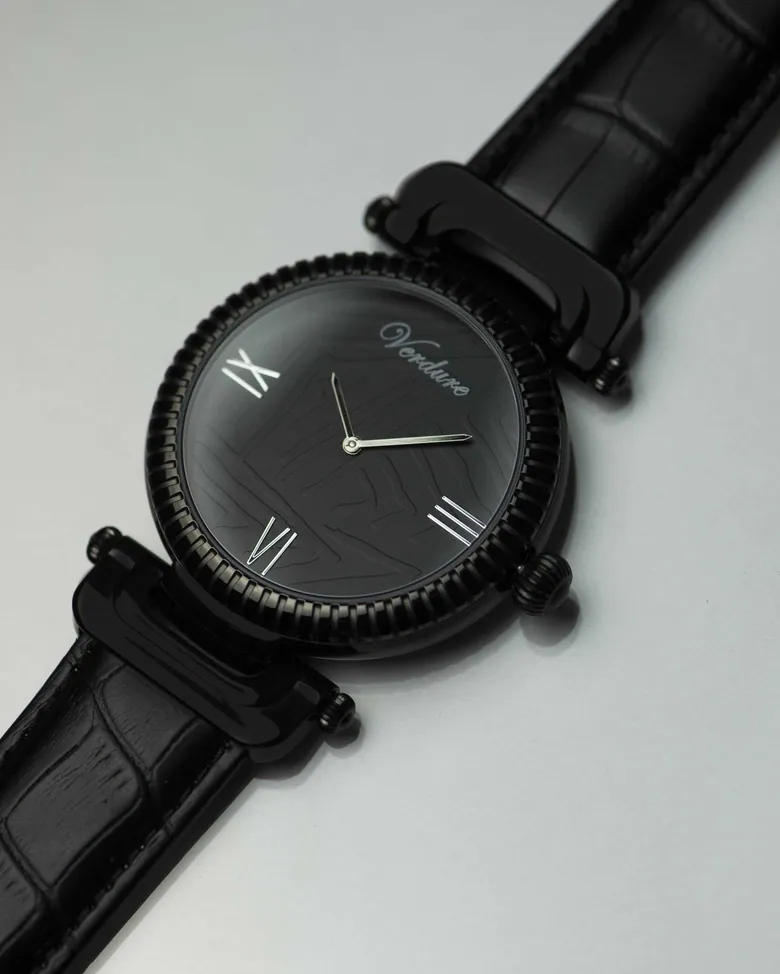 Blackout Watch | All-Black Men's Luxury Watch 48mm – Verdure