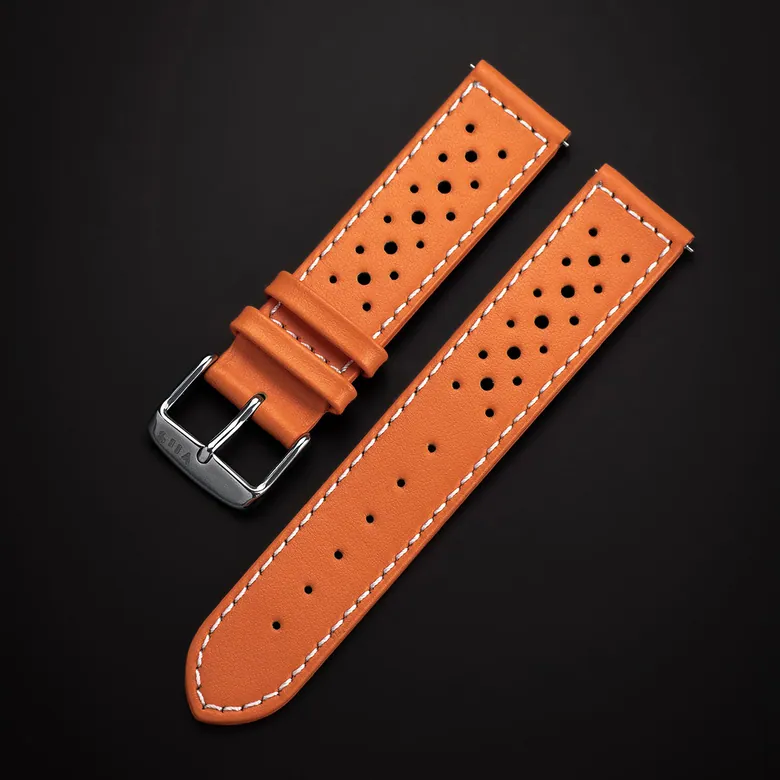 VIIS | Lederarmband Orange Peel - 20mm