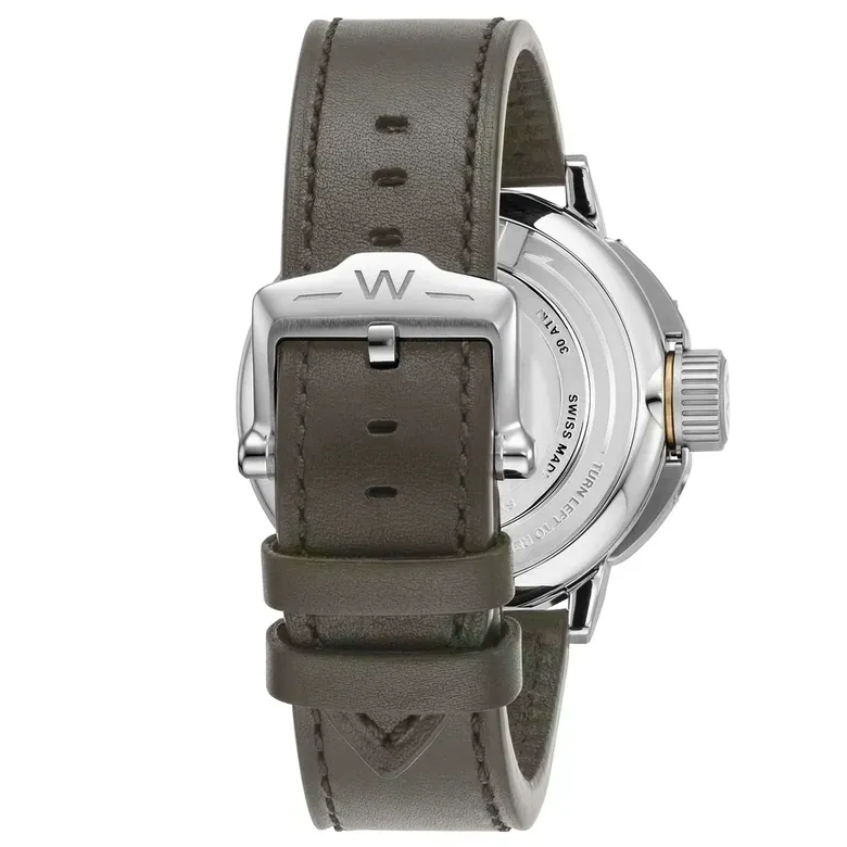 Field & Marine Dual Time Matt Dark Grey Dial