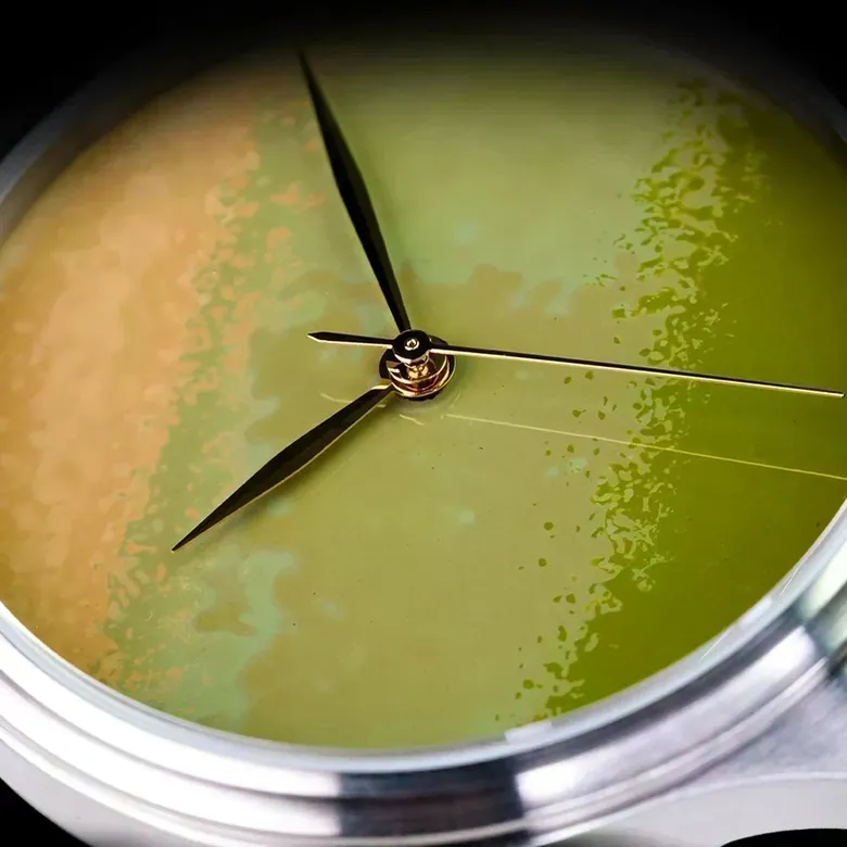 Dream Watch Chawan-Iro Matcha Urushi Watch | Japanese Lacquer Art Timepiece for Collectors