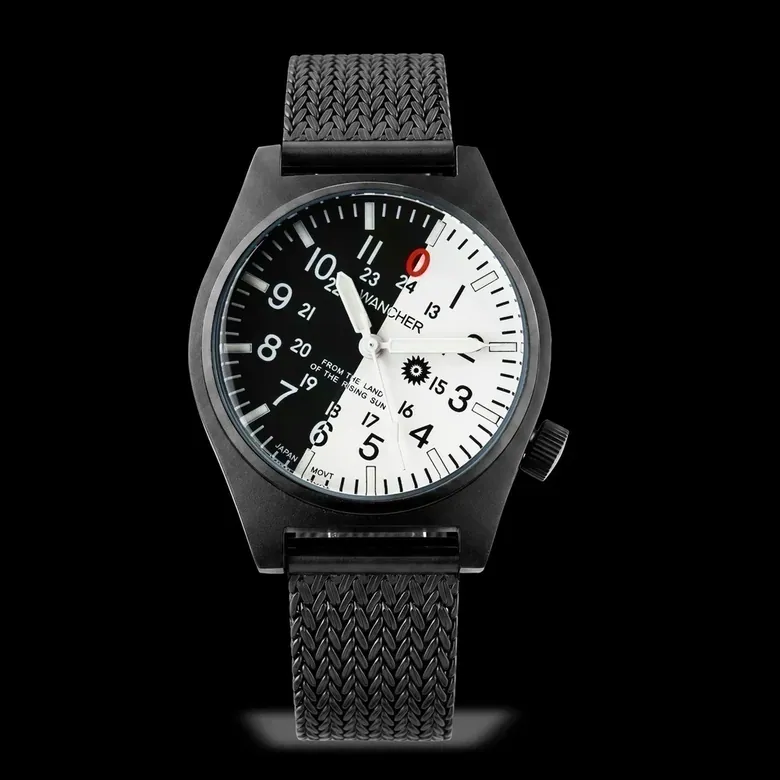 Wancher GURKHA: 45 Degree Tiltled Dial Field Watch