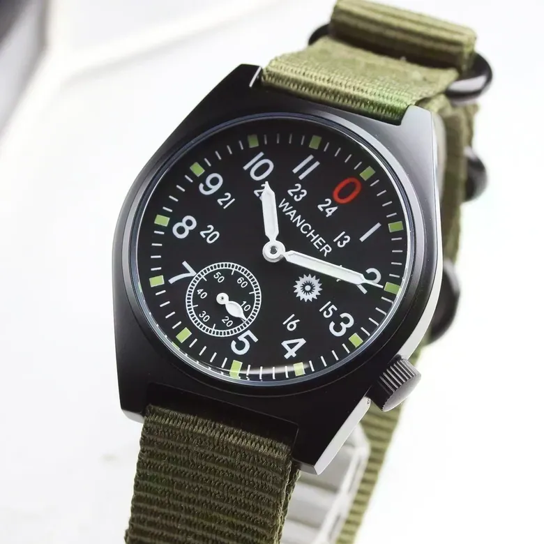 Wancher Watch Gurkha Black Dial Automatic Edition II Product Page