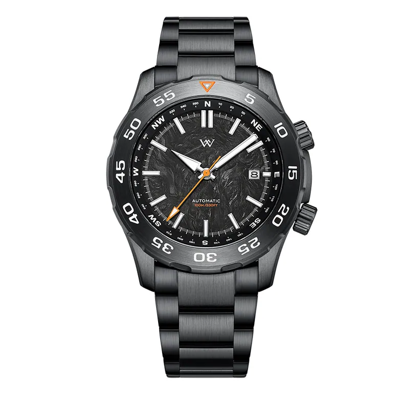 WM157 Military Watch 42mm MIYOTA8215 Dive/ Tactical Compass 10Bar Men's Automatic Watch