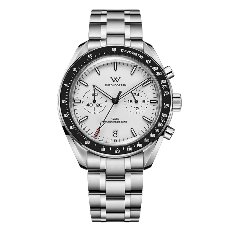 WM191 Chronograph Watch 42mm  VK64 Quartz Watch 10ATM Men's Watch