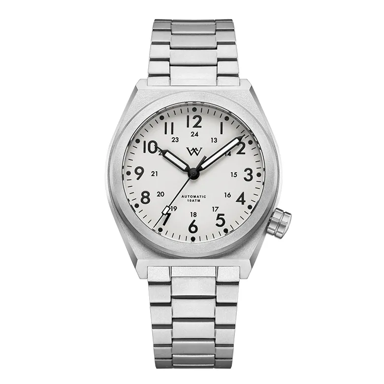 WM216 - WM Watch 38mm NH35 Sapphire Crystal Glass with AR Coating 10ATM Glass Bezel Men's Automatic Mechanical Watch