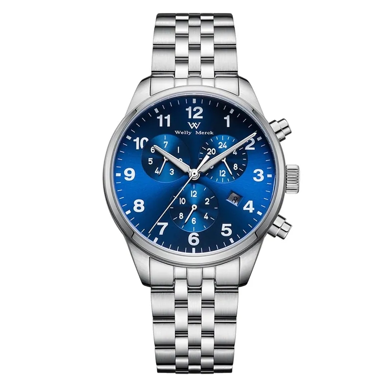 WM166 Chronograph Pilot WatchPilot's Series Mechanical Watch  Dive Watch 40mm ST1651 20Bar Men's Automatic Watch