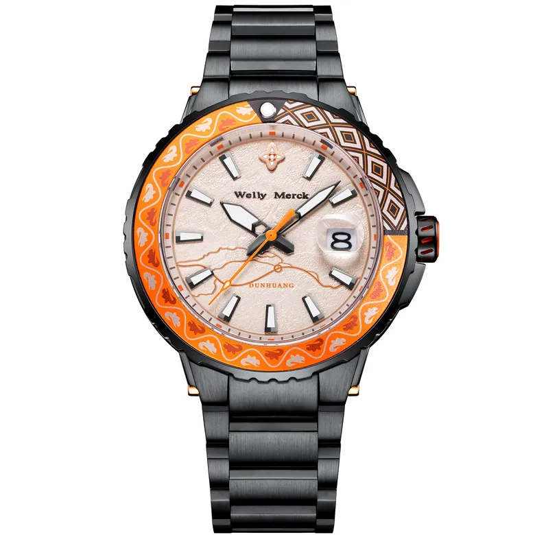 WM001 Silk Road Sand Dial 42mm Art Watch MIYOTA8215 10Bar Original Limited Edition Collaboration Series  Men's Automatic Watch