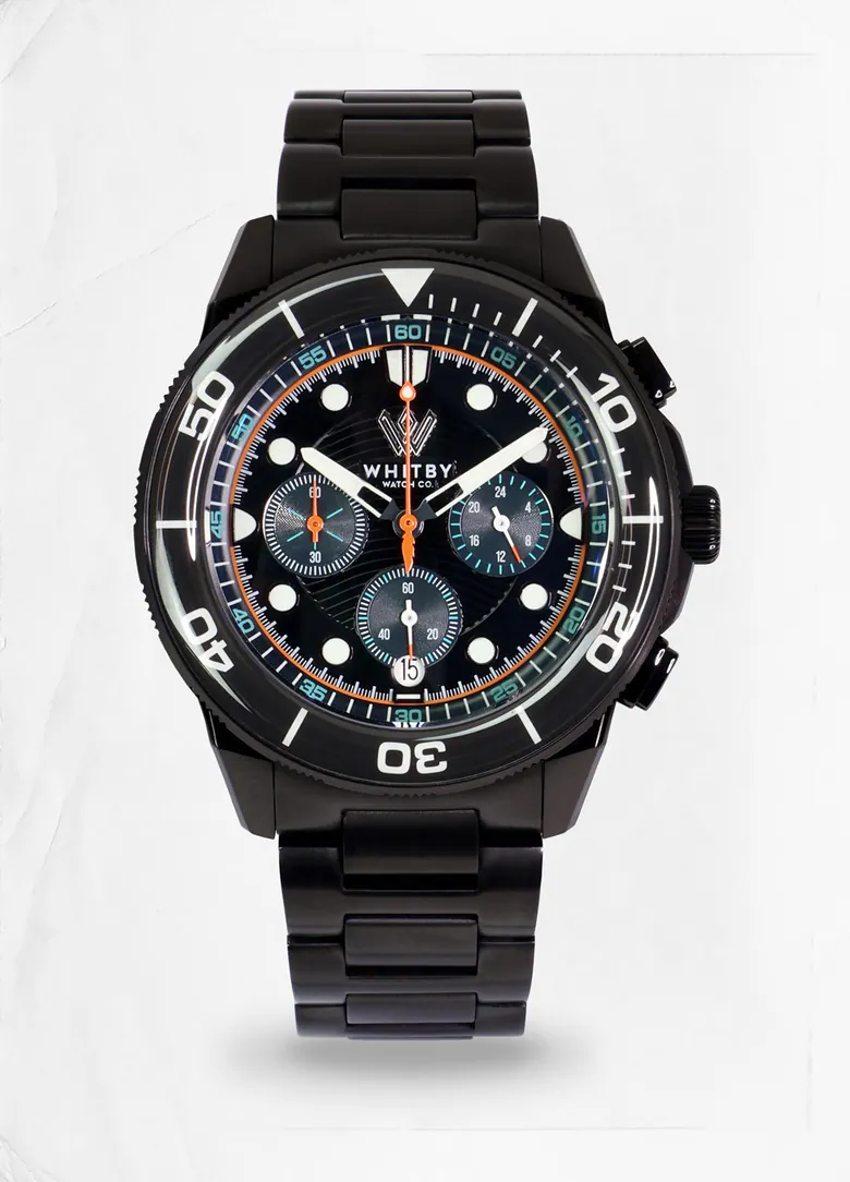Alpine Chronograph Watch | Black DLC Abbot