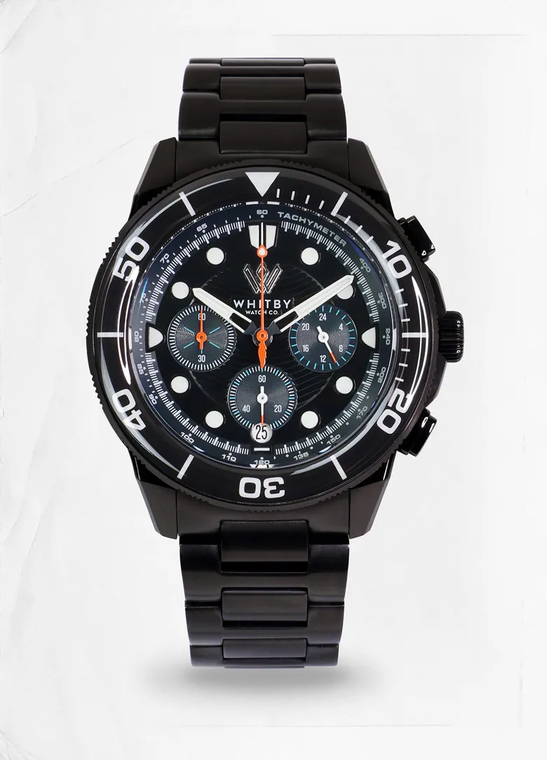 Alpine Chronograph Watch | Black DLC Kicking Horse
