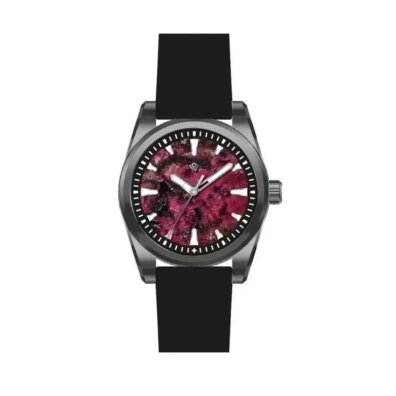 Basilea 39 mm – Rain Flower Stone Dial, Grade 5 Titanium, Soprod M100 (Pre-Order)