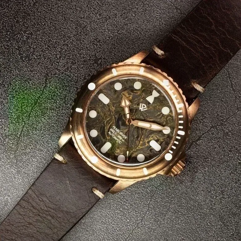 Swiss Made Bronze PEARL DIVER  — Phoenix C3 X1 (No-Date)