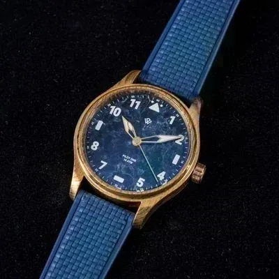 Anniversary Flieger — Mokume Gane & Pietersite (NH38A No-date) – 40 mm