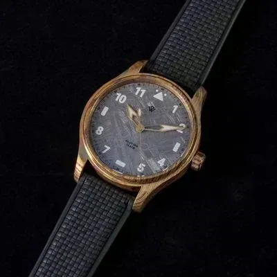 Anniversary Flieger — Mokume Gane & Meteorite (NH38A No-date) – 40 mm
