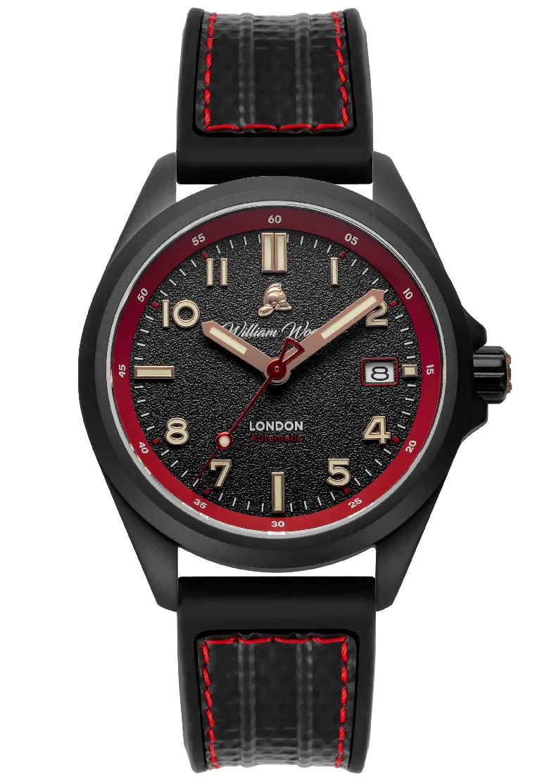 William Wood Watches: Fearless Collection - Fearless Red