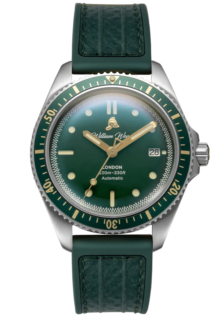 William Wood Watches: Valiant Collection - The Green Watch