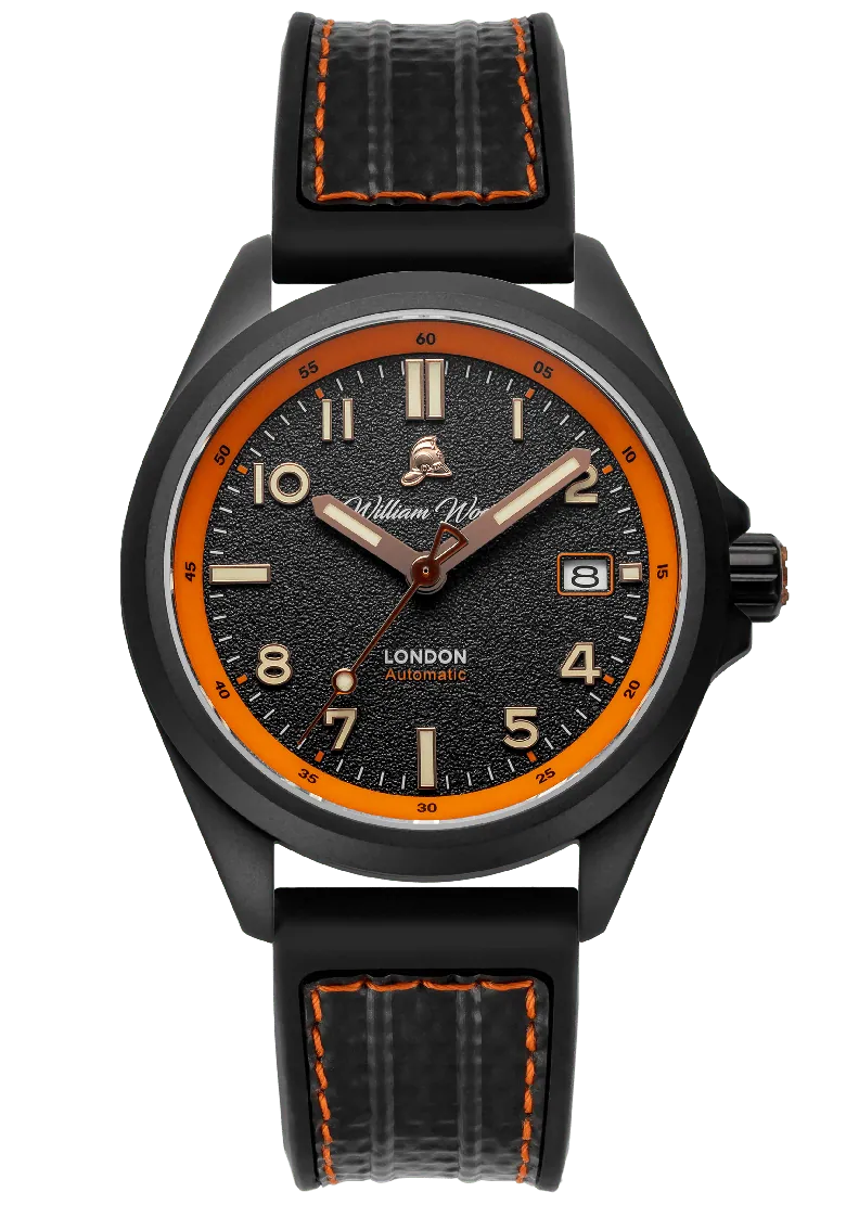 William Wood Watches: Fearless Collection - Fearless Orange