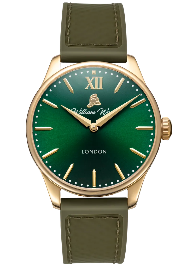 William Wood Watches: Chivalrous Collection - British Racing Green