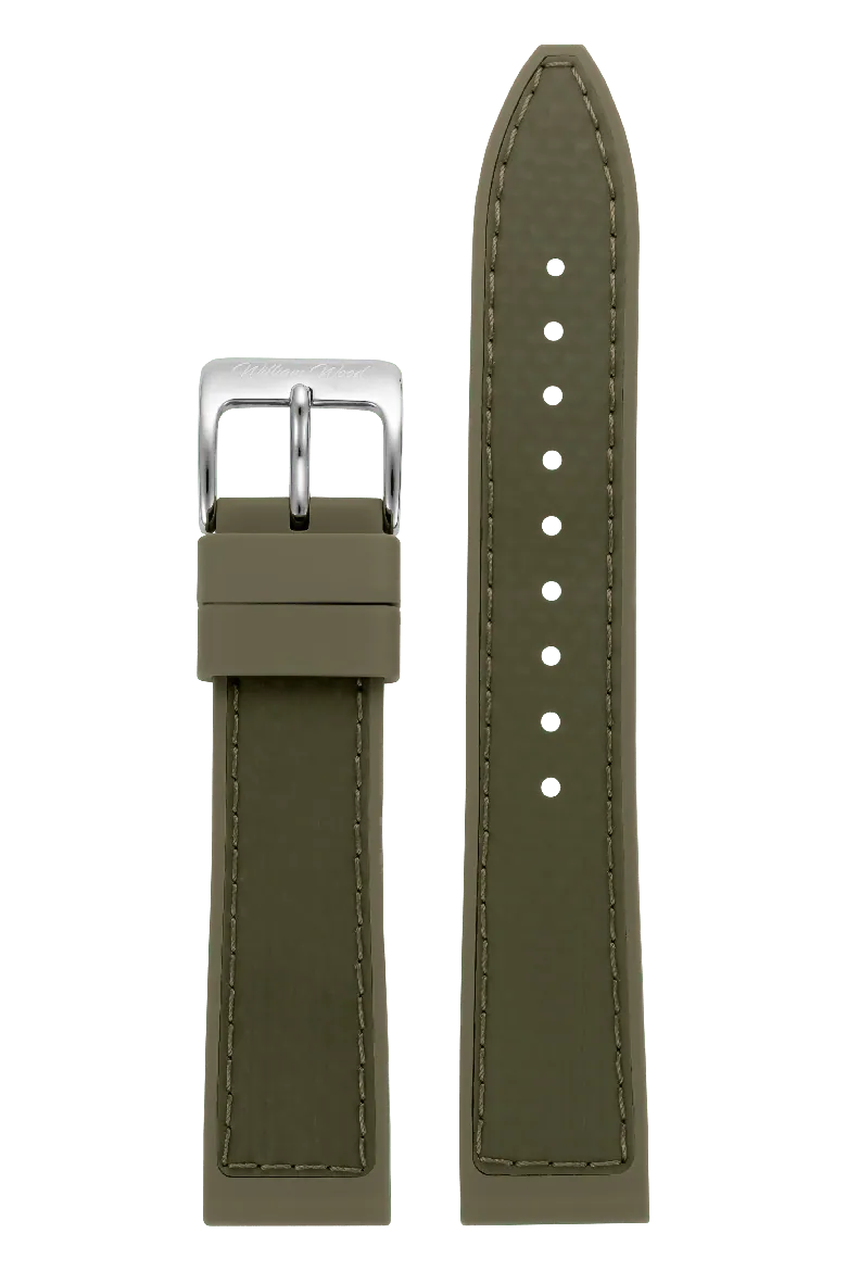 William Wood Watches: Straps - Green Fire Hose