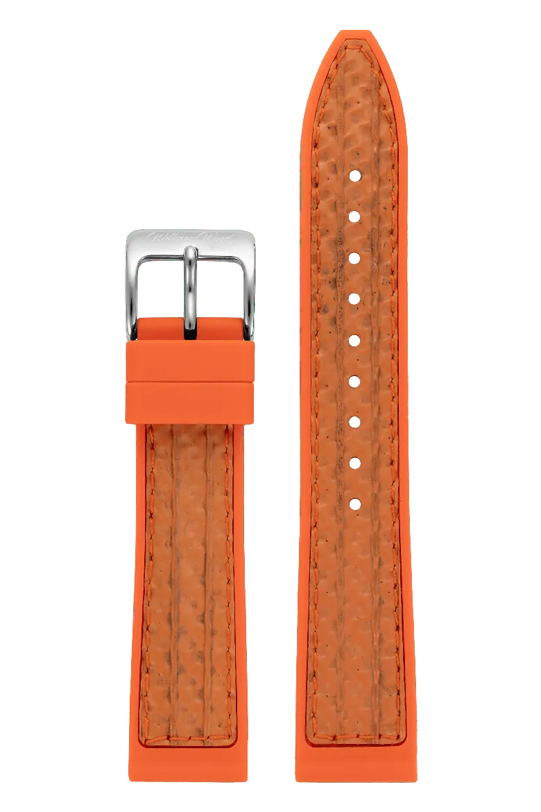 William Wood Watches: Straps - Orange Fire Hose Strap