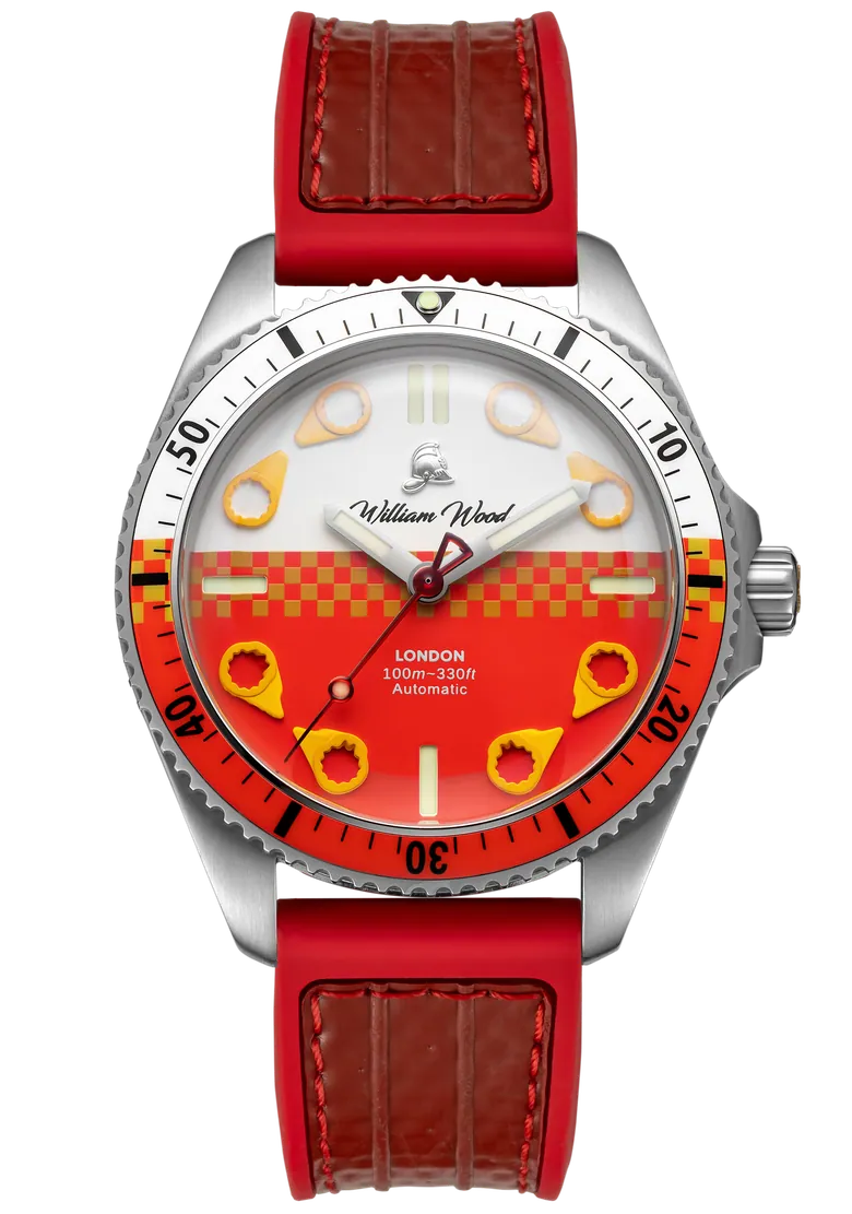 William Wood Watches: Adam Hills - Go You Big Red Fire Engine Watch