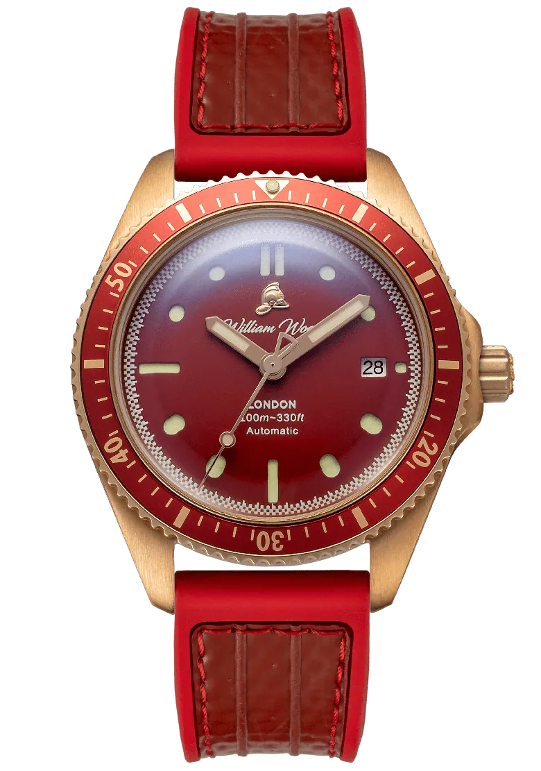 William Wood Watches: Valiant Collection - Bronze Ruby