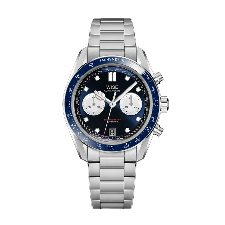 ADAMASCUS AD8 Chronograph Blue-White