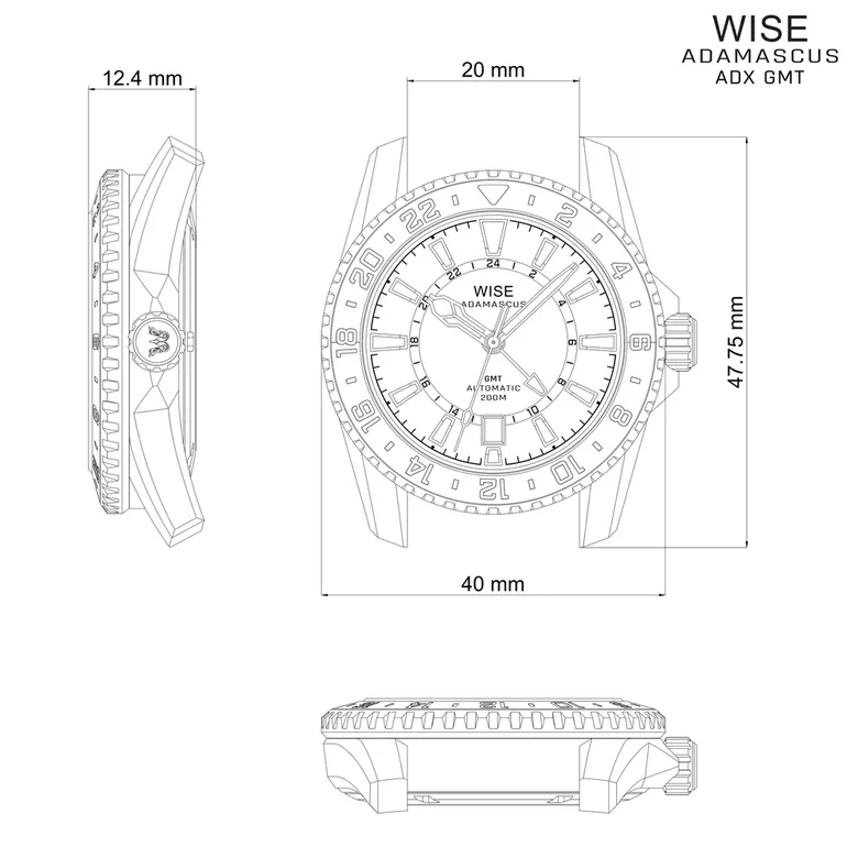 ADAMASCUS ADX120 True GMT FKM Rubber Set