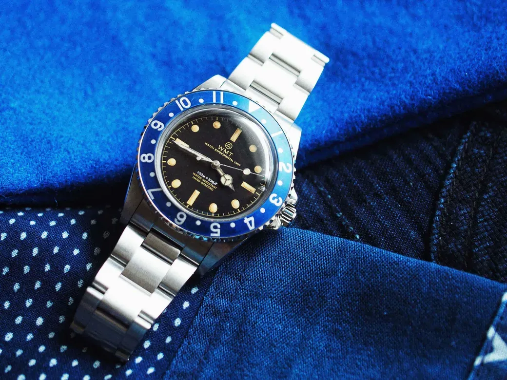 Sanford – Samurai Blue Special Edition ( Aged ) / Metal Band + Nato Strap Set